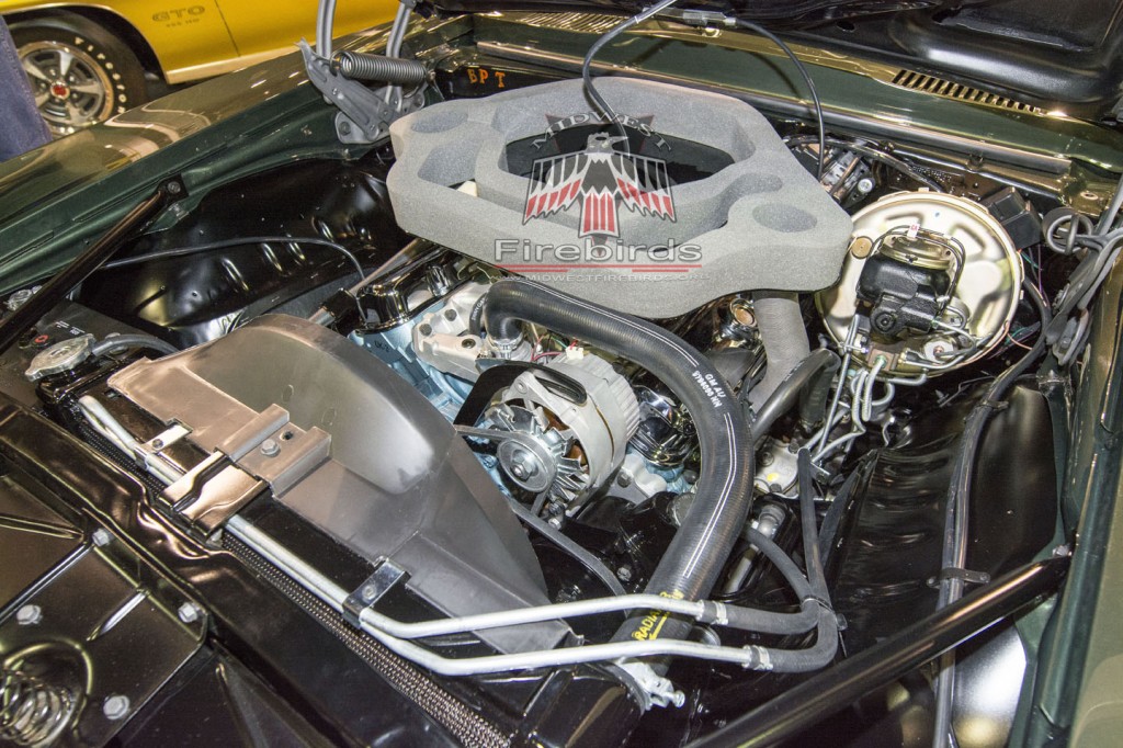This 1969 Pontiac Firebird Ram Air IV was resored and on display at the 2013 Muscle Car and Corvette Nationals.