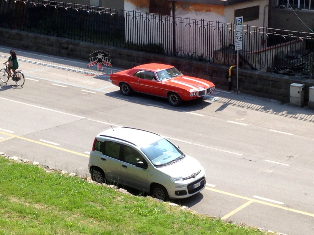 This 1969 Firebird was spotted in Lucca, Italy.