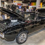 This black 1967 Pontiac Firebird coupe was on display at the 2014 World of Wheels Chicago car show.
